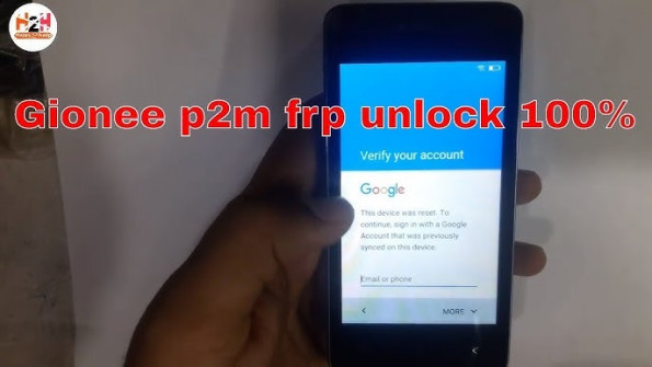 Gionee p2m bypass google frp -  updated May 2024