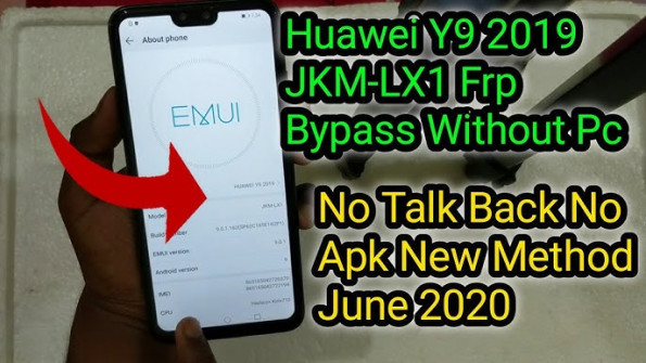 Huawei y8s hwjkm h jkm lx1 bypass google frp -  updated May 2024