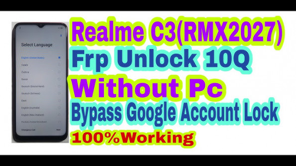 Realme c3i rmx2027 bypass google frp -  updated May 2024