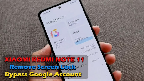 Redmi note 11s fleur 2201117sy bypass google frp -  updated May 2024
