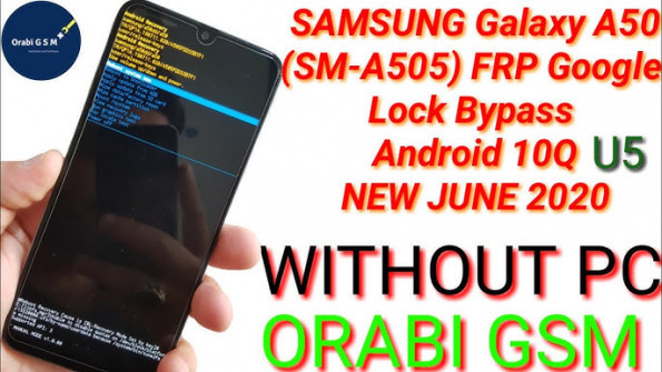 Samsung galaxy a50 sm a505w bypass google frp -  updated May 2024