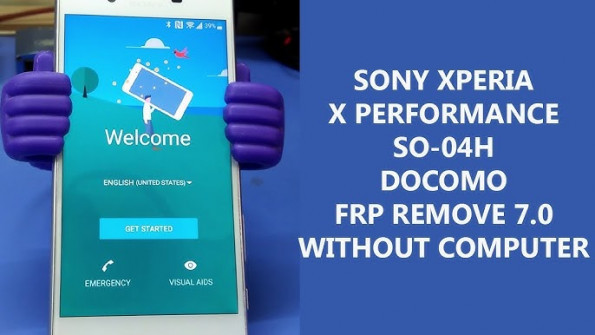 Sony xperia x performance so 04h bypass google frp -  updated May 2024