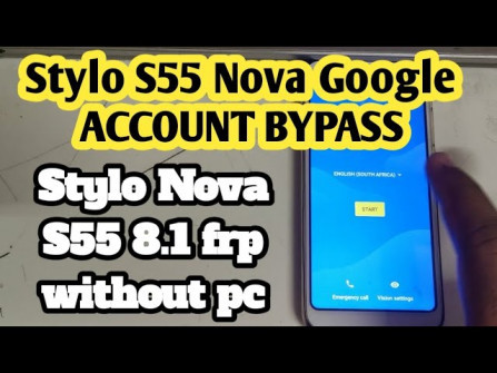Stylo s55 nova bypass google frp -  updated May 2024