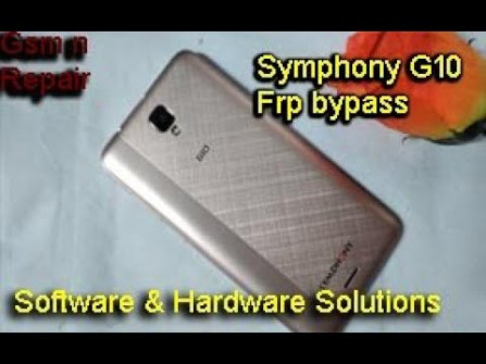Symphony g10plus g10 bypass google frp -  updated May 2024