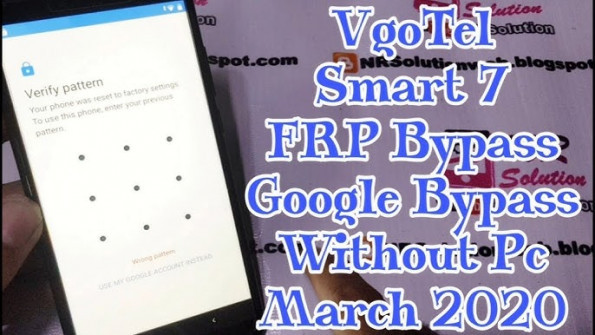 Vgo tel smart 7 bypass google frp -  updated May 2024