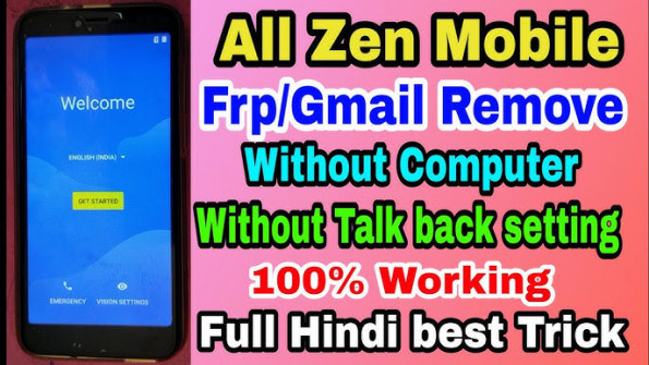 Zen mobile m34 bypass google frp -  updated May 2024